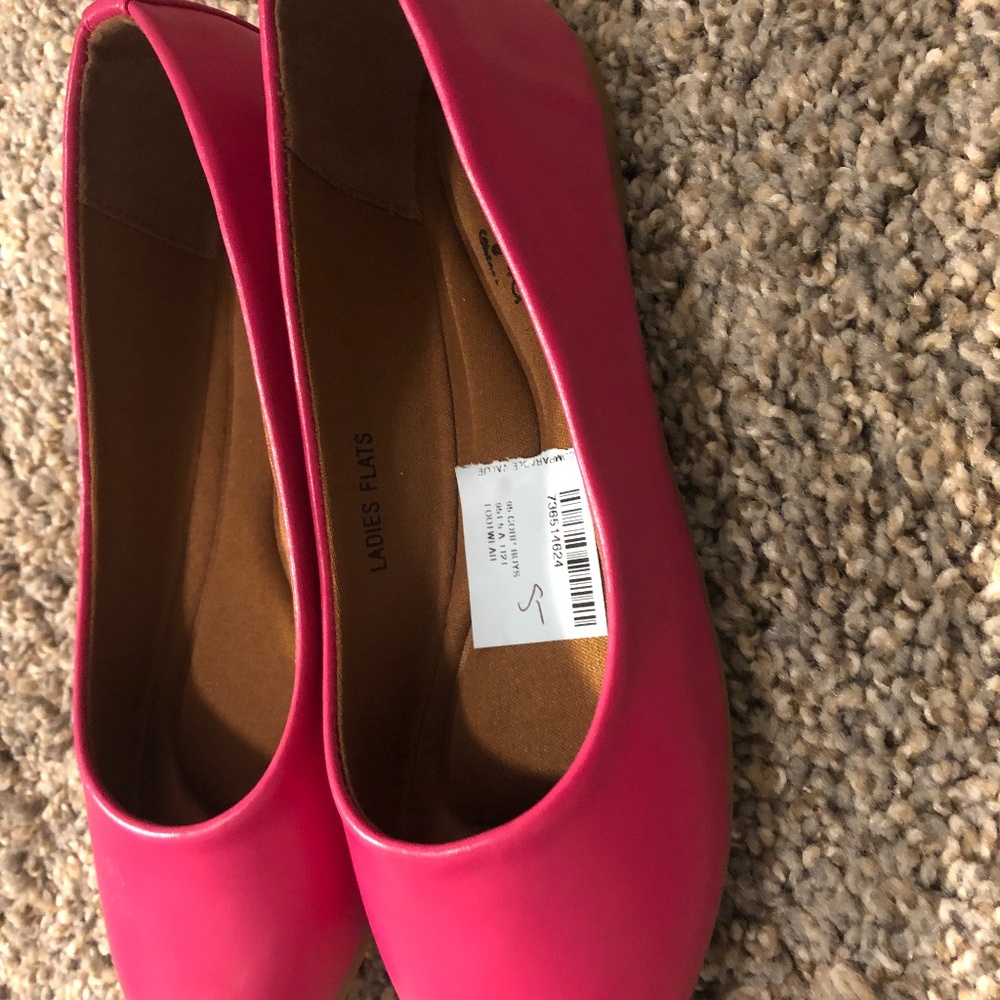 Pink Women Flat Shoes